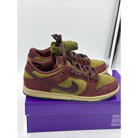 Size 8.5 - Nike Dunk SB Low Dark Team Red Olive Flak main image 5